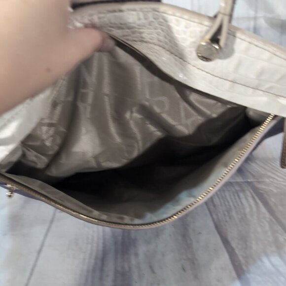 Furla Purple Piper Lux Leather Crossbody Turnlock Women's Shoulder Handbag - Picture 8 of 12